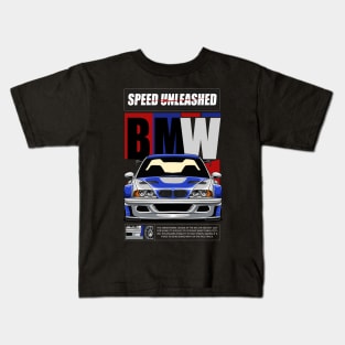 GTR E46 Speed Unleashed Kids T-Shirt